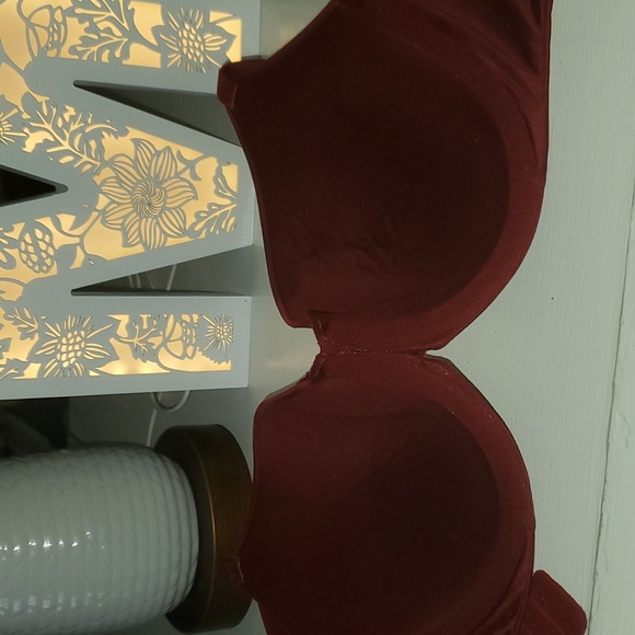 New Auden Burgundy The Icon Underwire Bra 34D - Picture 6 of 7